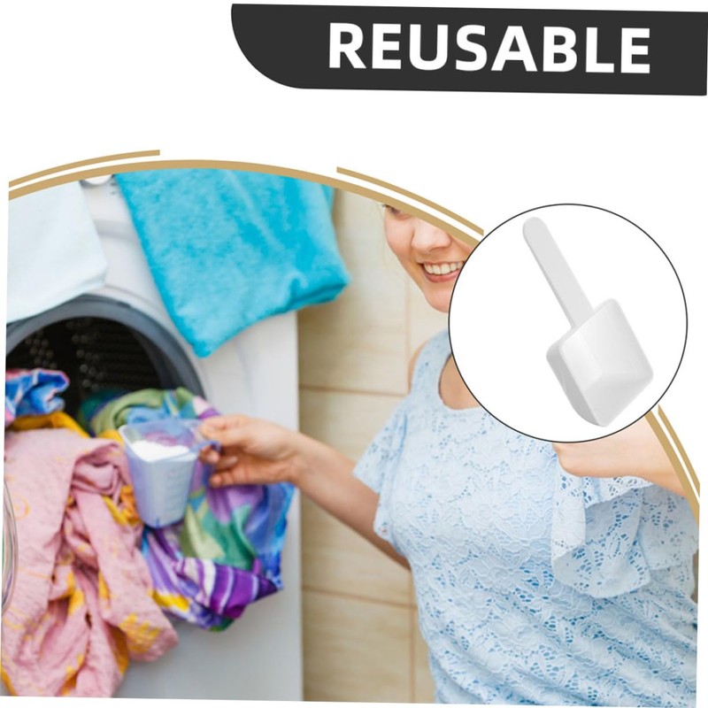 ULTECHNOVO 40pcs Convenient Laundry Powder Scoops Accurate Measuring Spoons for