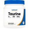 Nutricost Taurine Powder (500 Grams) - 250 Servings