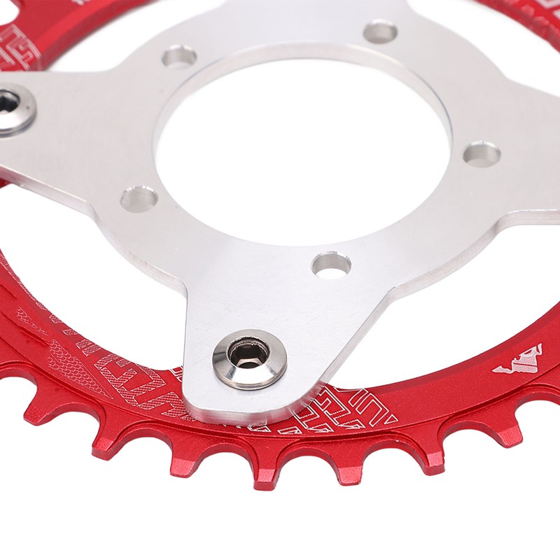 34T 104 BCD Electric Bike Chainring and Adapter for Bafang