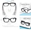 JOVAKIT Gafas sin receta para mujeres y hombres, gafas de
