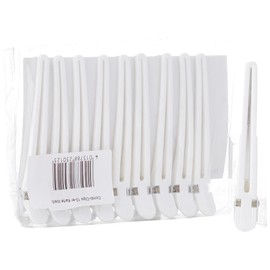 Fripac-Medis Combi-Clips Hair Clips, White, Pack of 10