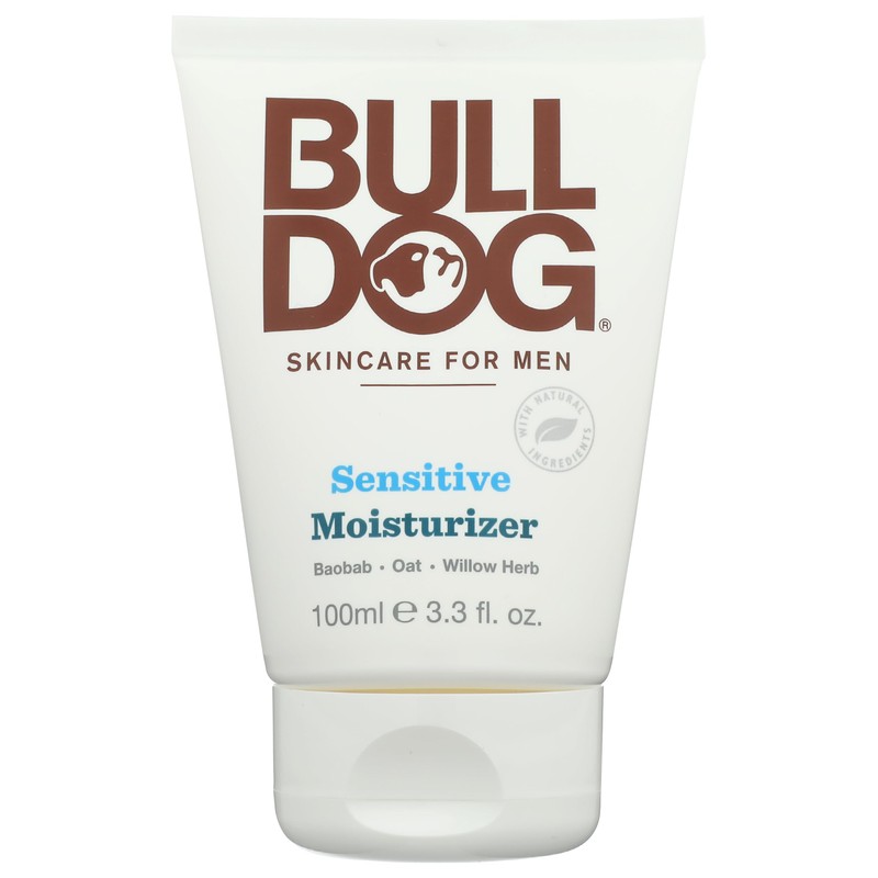 Bulldog Mens Skincare and Grooming Sensitve Moisturizer, 3.3 Ounce