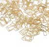 100pcs Shaped Paper Clips Prevent Slip Cute Decorative Metal Small