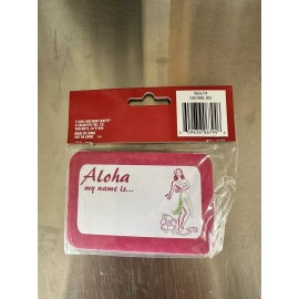 Western Crafts Luau Party Name Tags 25-Pieces In Each Package Aloha Tropical Event