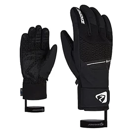 Ziener Men's Granite Ski Gloves / Winter Sports Waterproof Gore-Tex Alpine Wool, Black, 10.5