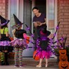 Decoración Halloween Araña Gigante 125 cm con Luz, Exterior e