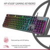 HP K500F Backlit Membrane Wired Gaming Keyboard with Mixed Color