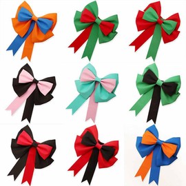 Yurosiay Giant Bows DIY Super Large Bow Decorative Large Decorative Bows Hanging Giant Bow Wedding Car Bows Christmas Bows Giant Decorative Bow for Party House Pink 50 cm