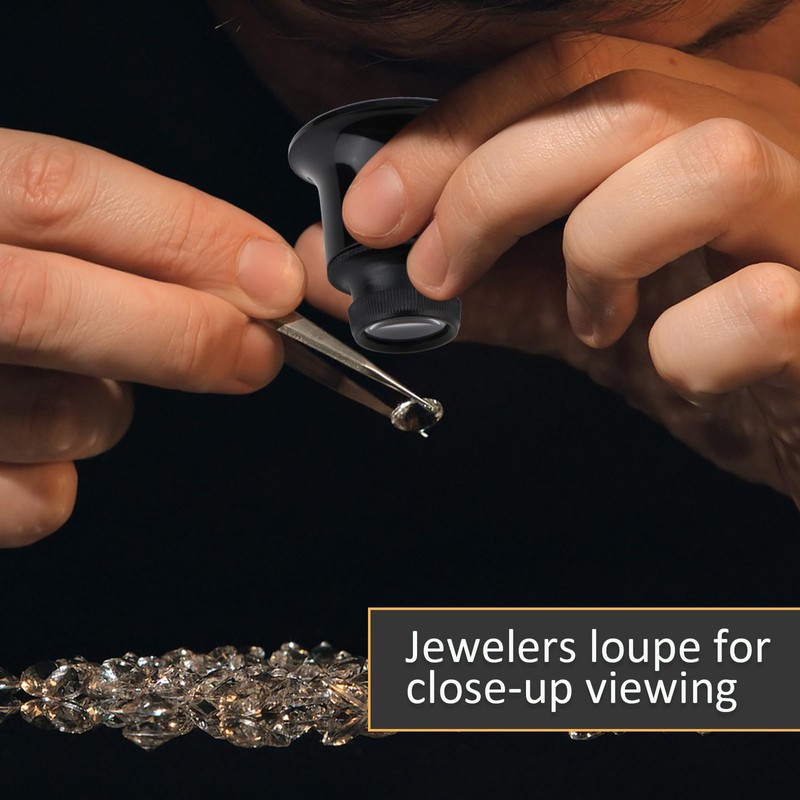 15X Jewelers Loupe Portable Monocular Magnifier Eye Watch Loupe Magnifying