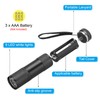 PATIKIL 9 LED Mini Flashlights, 2 Pcs Aluminum Pocket Flashlight