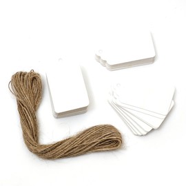 '100 Geschenkanh Price Tags Name Card Papieranh H NGEETIKETTEN Trailer NGEETIKETTEN Kraft Paper with 2 m of String Tags Labels Self Design Wrapping Paper Wei_