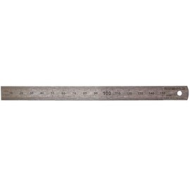 Rumold 323701 Steel Ruler, 15 cm, Transparent, 173 mm Length, 14 mm Width, 0.5 mm Height