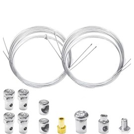 2m Universal Cable Repair Kit for Motorcycle Inner Clutch Throttle Brake Repair Kit Universal Inner Clutch Throttle Nipples Brake Cable Repair Kit Motorcycle Accessory
