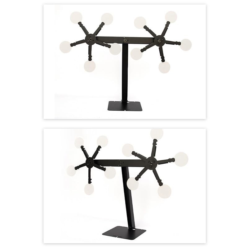 Double Head Magnetic Ferris Wheel Target Catapult Clay Ball Plastic