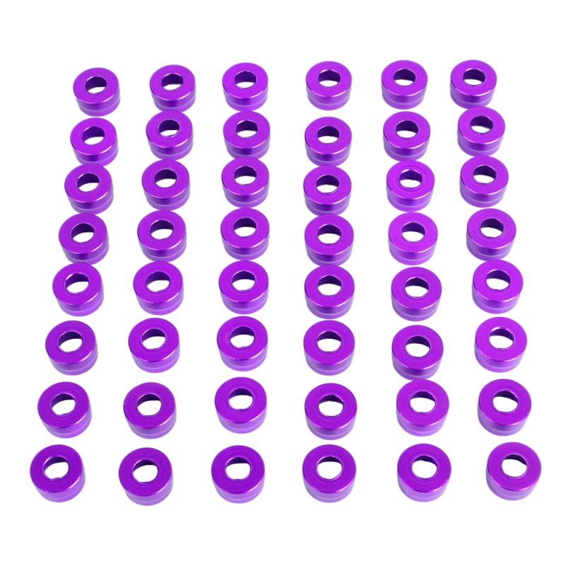 Unbranded Purple Engine Bolt Cap Cover Kit For Harley Road