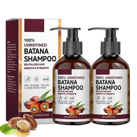 KCHOOH 2PC Champú con Aceite de Batana y Romero, Nutritivo para Cabello Seco y Quiebra, Vegano y Natural