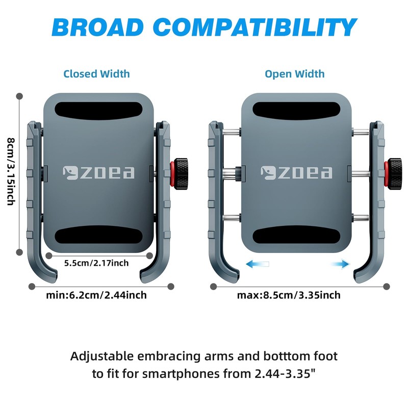 ZOEA Golf Cart Magnetic Phone Holder, Smartphone Mount, Ultra Strength