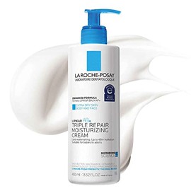 La Roche-Posay Lipikar AP+ - Crema hidratante triple reparadora, loción facial y corporal para pieles secas y sensibles, hidratante con manteca de karité y niacinamida, suave para el rostro y cuerpo