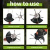Nlvnmv 2 Pack Steel Wire Weed Brush, 150 MM Cutter