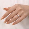 Meissa Heart Shape Diamond Ring for Women 925 Sterling Silver