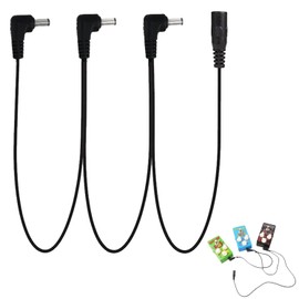 Taicols 1 to 3 Way Daisy Chain Cable Guitar Pedal Power Supply Splitter, Effects Accessories Multi-Plug DC 9V Cord