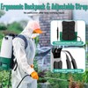 KIMO 4.3 Gallon Battery Powered Backpack Sprayer, 2PCS 20V 2.0Ah