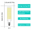 hekmazon E11 Led Light Bulb 10W 100W Halogen Equivalent Daylight