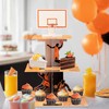 Jiaoiudi Basketball Party Decorations 3 Tier Basketball Cupcake Stand Basketball