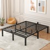FUIOBYVV King Bed Frame, 14 Inch Heavy Duty Metal Platform