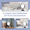 MIRRORVANA 15X Magnifying Tabletop Mirror on Stand - Dual Sided