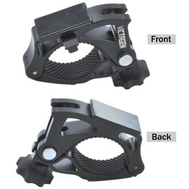 Replacement Bike Mount for Bike Light, Bike Lights Aluminum Mount, Universal Bike Headlight Bracket, Bicycle Light Holder, Easy to Install Without Tools, for 22-33 Handlebar (1 Pack)