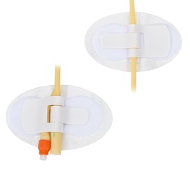 BeHerk Foley Catheter Stabilization Device, Self Adhesive Catheter Tube Urinary Leg Bag Holder Sticker, Catheter Supplies for PEG/G/Feeding Tube Holder Accessories, Pack of 25