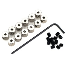 Du-Bro 595 1/16" Plated Brass Dura-Collar Bulk (12-Pack)