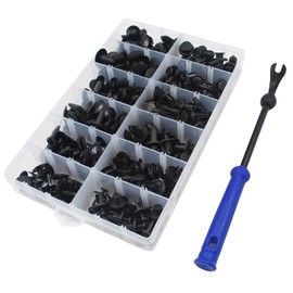 Car Retainer Clips 240pcs 12 Sizes Push Retainer Clips Nylon Clips Rivet Car Body Trim Clips Assortment with Screwdriver for GM Ford Toyota Honda Chrysler