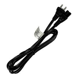 HQRP AC Power Cable Cord Compatible with VIZIO E-Series E Series E221-A1 E241-A1 E291-A1 E320-A1 E370-A0 E390-A1 E420-A0 E470-A0 LED HDTV [UL Listed] Plus HQRP Euro Plug Adapter