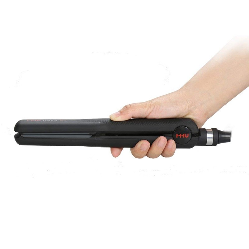 Professional Dual Voltage Hair Straightener 1.25" Keratin Ceramic Flat Iron