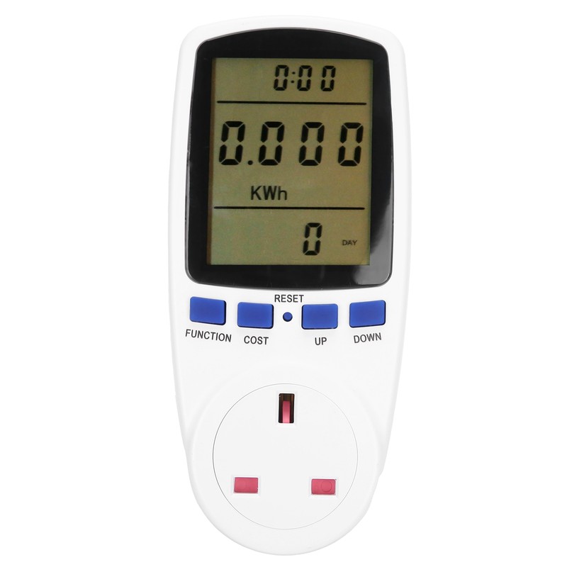 Power Metering Socket Electricity Usage Monitor Voltage Current Meter with