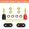 WMYCONGCONG 10 PCS Double 4mm Banana Plug Socket Connector Post