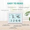 ORIA Digital Refrigerator Thermometer, Fridge Freezer Thermometer with 2 Sensors,