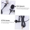Mipcase Clip On Lavalier Microphone Set for Smartphones Omnidirectional Condenser