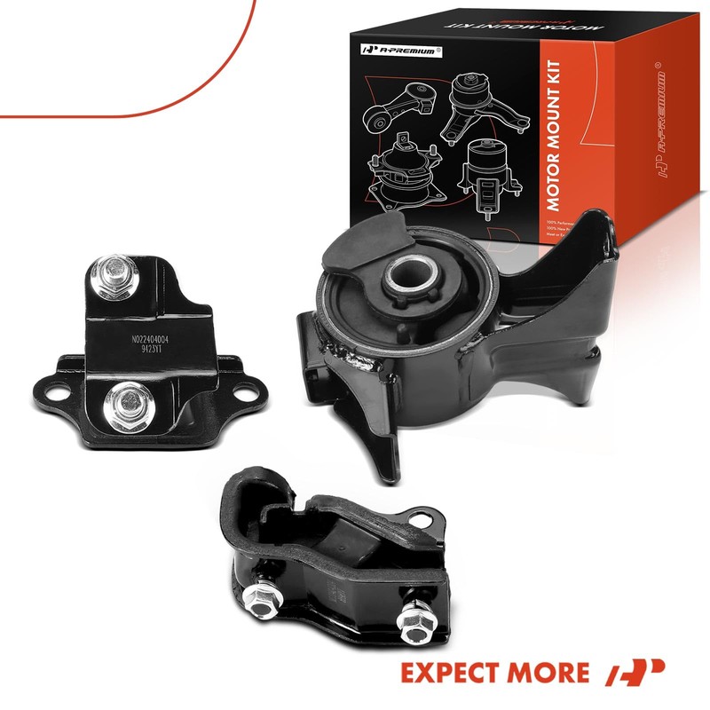 A-Premium 3PCS Engine Motor Mount and Transmission Mount Set Compatible