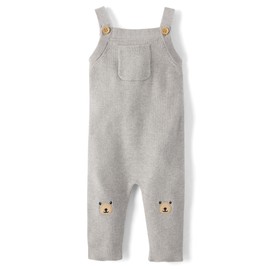 Gymboree,and Newborn Overall Pant Set,Gray Bear,6-9 Months