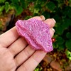 Red Honeycomb Ruby Corundum from Brazil - Raw rough free