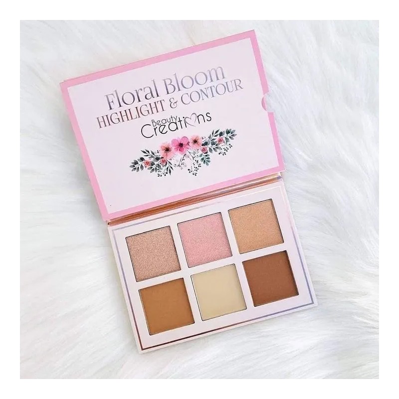 Rubor Contorno E Iluminador Floral Bloom Beauty Creations Rubor Y