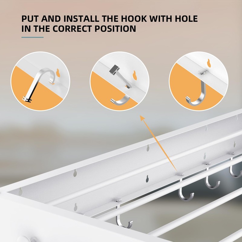 Drying Rack Clothing,Clothes Drying Rack Wall Mounted,Laundry Drying Rack Wall