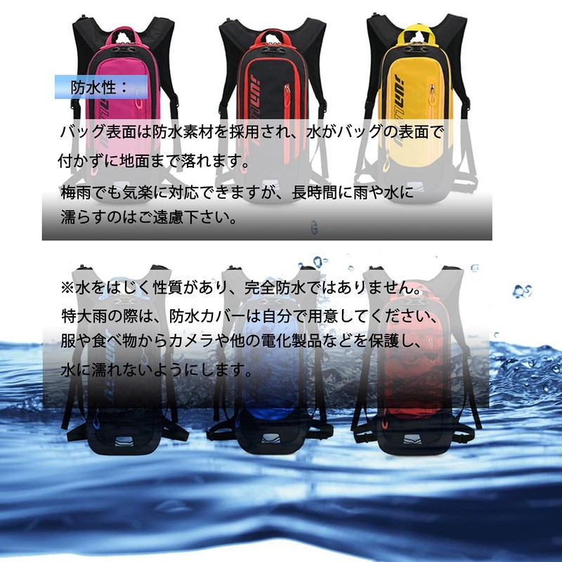 Clakllie Cycling Backpack, Ultra Lightweight, Road Bike Backpack, Waterproof, Hydration