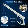janz Pressure Washer Gun Kit, 5000 PSI White High Power
