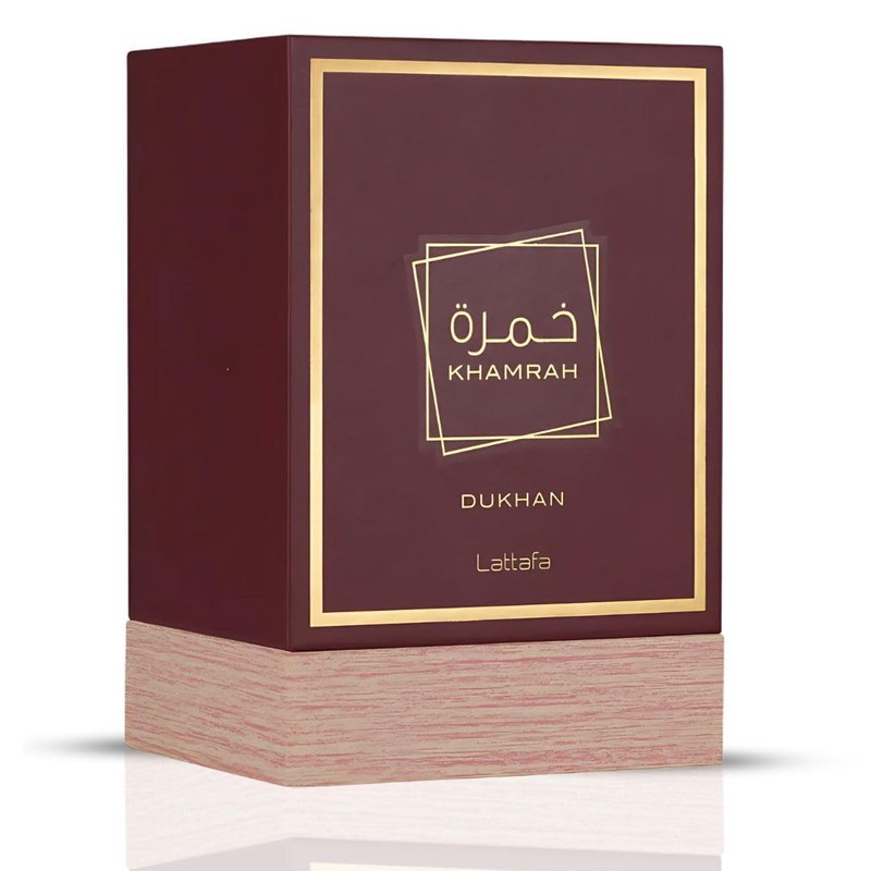 Lattafa Khamrah Dukhan for Unisex Eau de Parfum Spray, 3.4