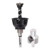 Straight Hole Drilling Positioner, 20mm Drill Press Guides Jig, Aluminium