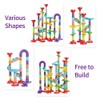 113 Pieces 3D Marble Run Set Construction Building Blocks STEM